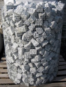 Kostka granitowa szara 4 x 6 cm